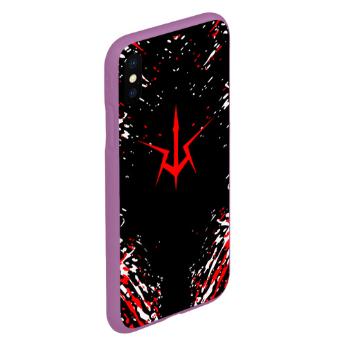 Чехол для iPhone XS Max матовый Code geass, цвет фиолетовый - фото 3