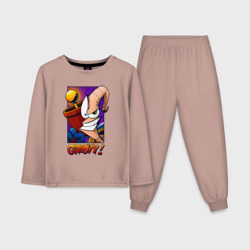 Детская пижама с лонгсливом хлопок Jim Groovy!