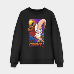 Мужской свитшот oversize без начеса хлопок Jim Groovy!