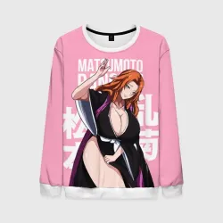Мужской свитшот 3D Matsumoto Rangiku