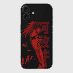 Чехол для iPhone 16 силиконовый с защитой камеры Abarai Renji