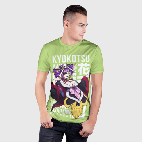 Мужская футболка 3D Slim с принтом Katen Kyоkotsu, фото на моделе #1