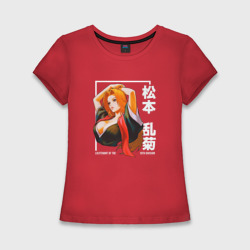 Женская футболка хлопок Slim Мацумото Рангику