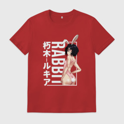Мужская футболка хлопок Rabbit Rukia в топике