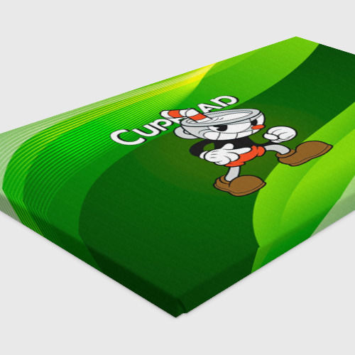 Холст прямоугольный Хитрая чашечка cuphead, цвет 3D печать - фото 4