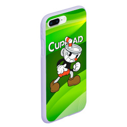 Чехол для iPhone 7Plus/8 Plus матовый Хитрая чашечка cuphead - фото 2