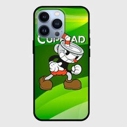 Чехол для iPhone 13 Pro Хитрая чашечка cuphead