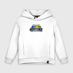 Детское худи Oversize хлопок Super Mario Galaxy logo