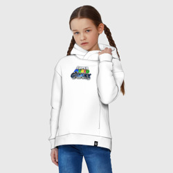 Детское худи Oversize хлопок Super Mario Galaxy logo - фото 2