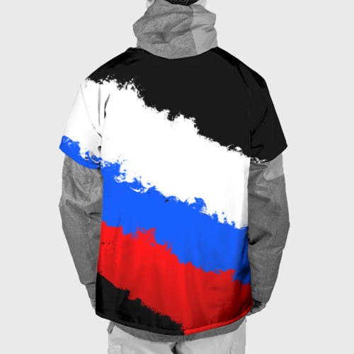 Накидка на куртку 3D 9 Мая день победы флаг России краской, цвет 3D печать - фото 2