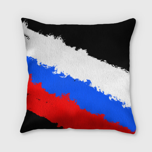 Подушка 3D 9 Мая день победы флаг России краской - фото 2
