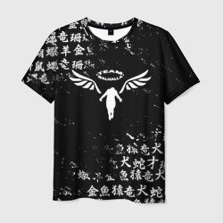 Walhalla team black white лого Токийские мстители – Мужская футболка 3D с принтом купить со скидкой в -26%