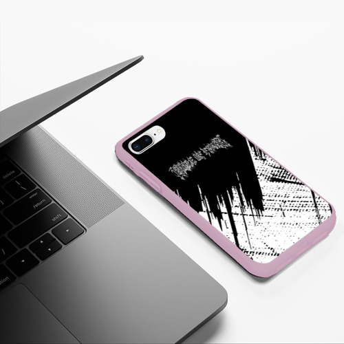 Чехол для iPhone 7Plus/8 Plus матовый Cradle of Filth, цвет розовый - фото 5