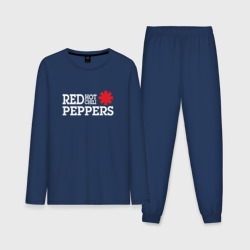 Мужская пижама с лонгсливом хлопок RHCP. Logo Red Hot Chili Peppers