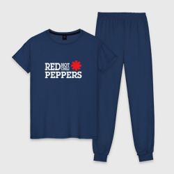 Женская пижама хлопок RHCP. Logo Red Hot Chili Peppers