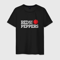 Мужская футболка хлопок RHCP. Logo Red Hot Chili Peppers 