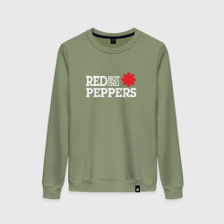 Женский свитшот хлопок RHCP. Logo Red Hot Chili Peppers