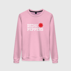 Женский свитшот хлопок RHCP. Logo Red Hot Chili Peppers