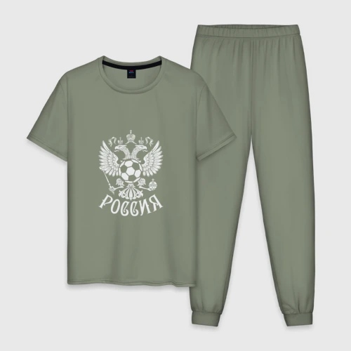 Мужская пижама хлопок Russian Football