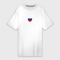 Платье-футболка хлопок Моя Россия