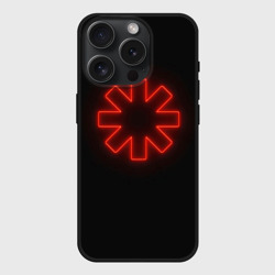 Чехол силиконовый для Apple iPhone 15 Pro матовый RHCP Neon