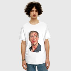 Мужская футболка хлопок Oversize Гослинг из Драйва - фото 2