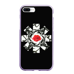 Чехол для iPhone 7Plus/8 Plus матовый RHCP Logo Red Rose