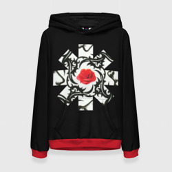 Женская толстовка 3D RHCP Logo Red Rose