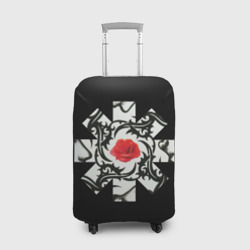Чехол для чемодана 3D RHCP Logo Red Rose