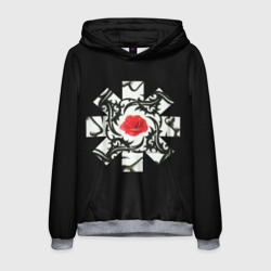 Мужская толстовка 3D RHCP Logo Red Rose