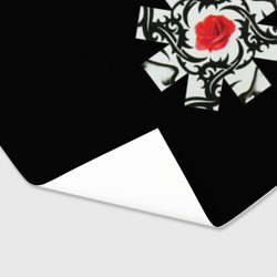 Бумага для упаковки 3D RHCP Logo Red Rose - фото 2