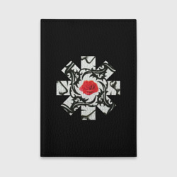 Обложка для автодокументов RHCP Logo Red Rose