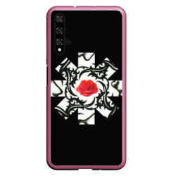 Чехол для Honor 20 RHCP Logo Red Rose