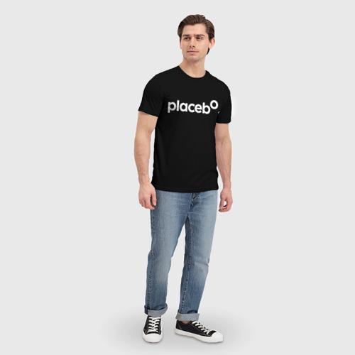 Мужская футболка 3D Плацебо | Логотип, цвет 3D печать - фото 5