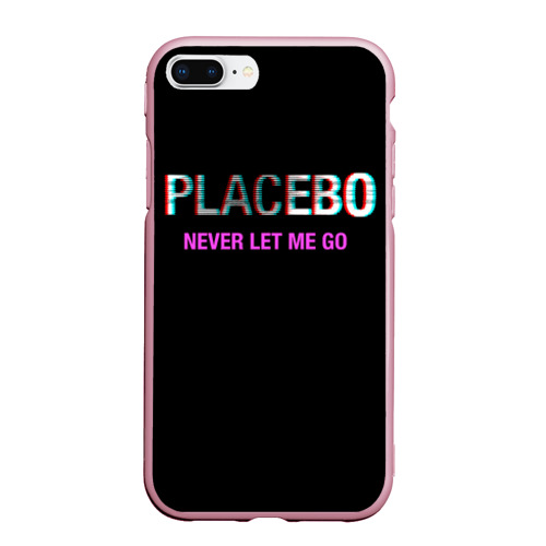 Чехол для iPhone 7Plus/8 Plus матовый Placebo Never Let Me Go, цвет розовый