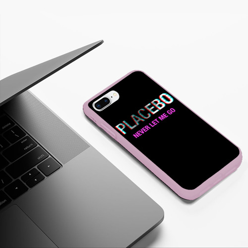 Чехол для iPhone 7Plus/8 Plus матовый Placebo Never Let Me Go, цвет розовый - фото 5