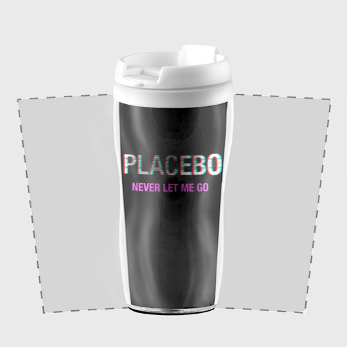 Термокружка-непроливайка Placebo Never Let Me Go, цвет белый - фото 2