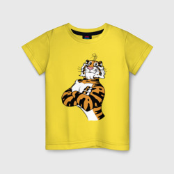 Детская футболка хлопок Cool Tiger - muzzle