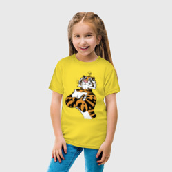 Детская футболка хлопок Cool Tiger - muzzle - фото 2