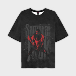 Мужская футболка oversize 3D Samurai Jack Bloody