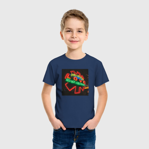 Детская футболка хлопок RHCP - Unlimited Love 2022, цвет темно-синий - фото 3