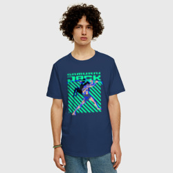 Мужская футболка хлопок Oversize Neon Jack - фото 2