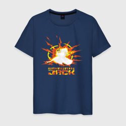 Мужская футболка хлопок Samurai Jack explosion
