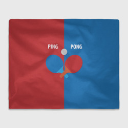 Плед 3D Ping pong теннис