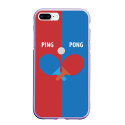 Чехол для iPhone 7Plus/8 Plus матовый Ping pong теннис