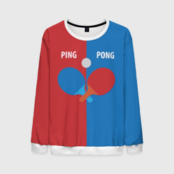 Мужской свитшот 3D Ping pong теннис