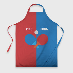 Фартук 3D Ping pong теннис