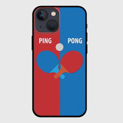 Чехол для iPhone 13 mini Ping pong теннис