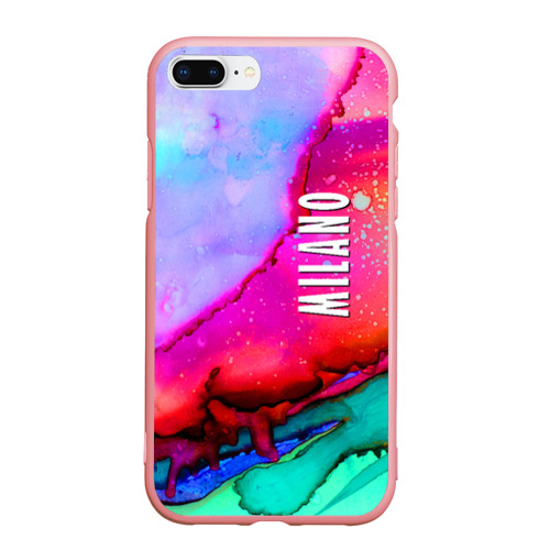 Чехол для iPhone 7Plus/8 Plus матовый Milano Fashion pattern, цвет баблгам