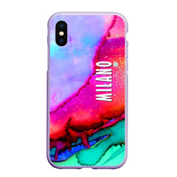 Чехол для iPhone XS Max матовый Milano Fashion pattern